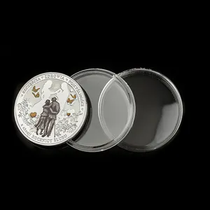 Nessun ordine minimo moneta per timbratura in metallo smalto duro morbido placcatura in oro antico moneta da sfida con Logo personalizzato