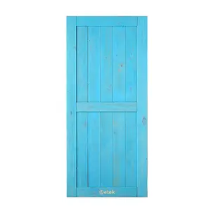 Broadside Customizable Canter Wood Door Interior Terrace Tiller Shed Simple Wood Barn Door