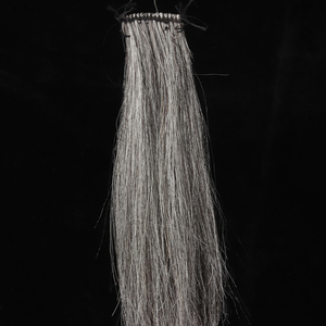 Fermaglio per capelli di cavallo nero in ciuffo di estensione per corse di cavalli per vendere a caldo ciuffo con Clip di lunghezza 15 "-16", 50g - Product Image 2