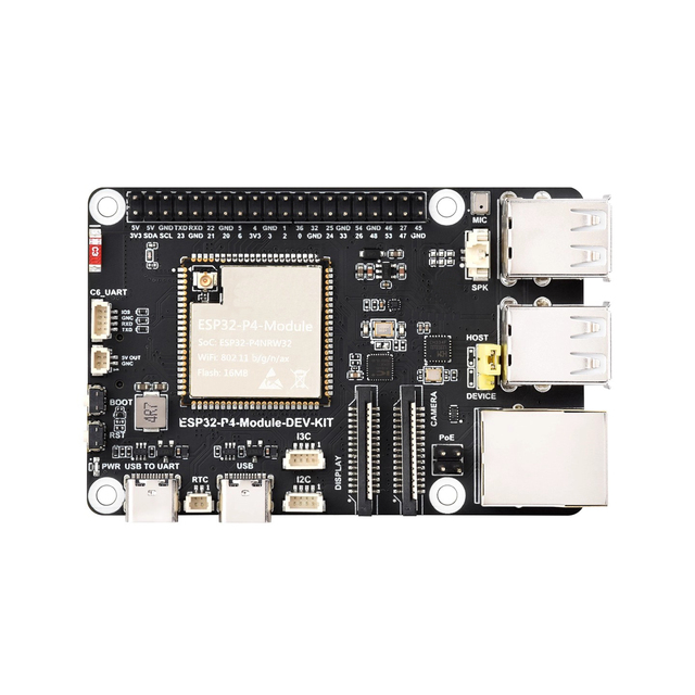 ESP32-P4-Module Development Board ESP32-C6 DSI Screen/Camera /RJ45 100M Network Port
