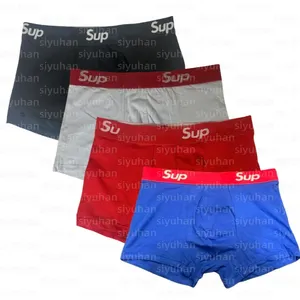 Paquete de 4 Calzoncillos de Diseño para Hombre, Corte Recto, Algodón Transpirable, Antibacterianos, de Secado Rápido, Tipo Boxer - Product Image 5