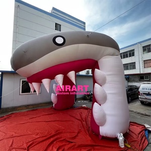 Arche gonflable en forme <span class=keywords><strong>de</strong></span> requin sur le thème <span class=keywords><strong>de</strong></span> la mer, pour exposition - Product Image 5