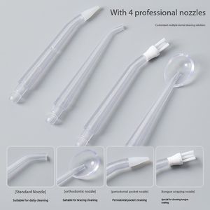 Hydropulseur dentaire portable rechargeable USB, irrigateur buccal, jet d'eau, cure-dents, 4 embouts, 220 ml, machine de lavage buccal - Product Image 4