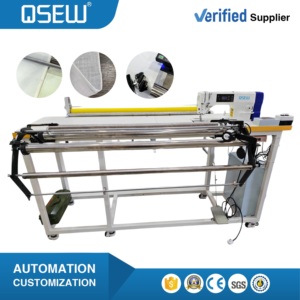 QS-9900S Full Automatic Roll Hemming Sewing <b>Machine</b> Industrial Lockstitch Sewing <b>Machine</b> for Silk Scarves Shawls - Product Image 1
