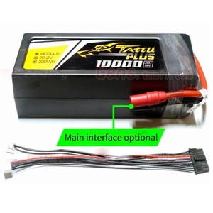 แบตเตอรี่ลิโพ Tattu 8000 10000 12000 16000 22000 25000 30000 32000mAh พร้อมหัวต่อ XT60S สำหรับของเล่นบังคับวิทยุ - Product Image 3