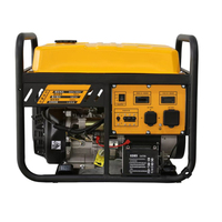 Générateur à essence robuste à châssis ouvert AVR 13000 380V Démarrage électrique 9,5kW 10kW Cuivre pur pour usage domestique, extérieur et construction