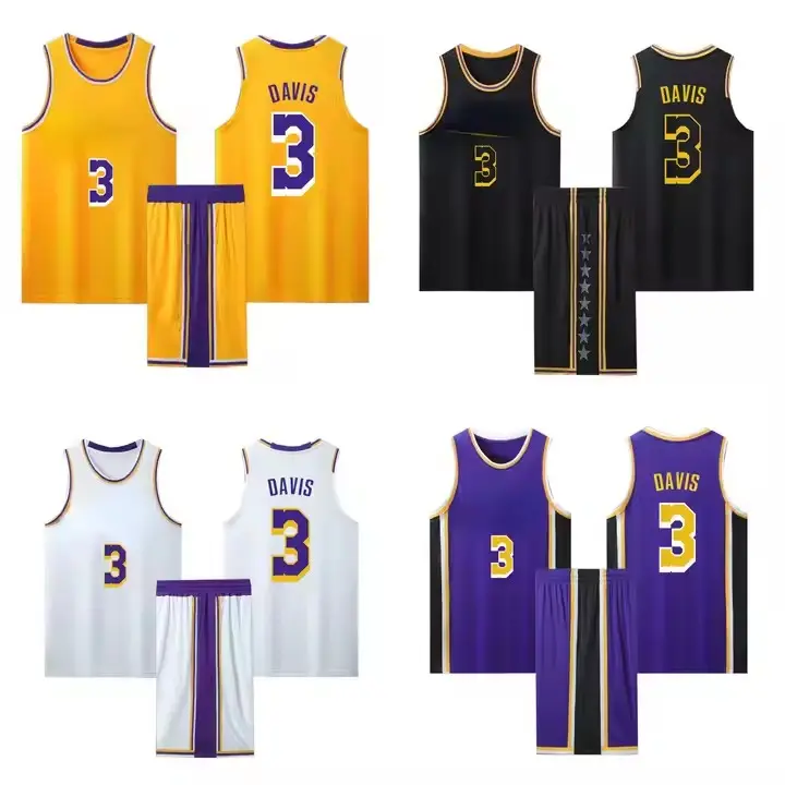 Wholesale custom polyester basketball jerseys vintage jerseys blank wear basketball shirts sports team sportswear for men