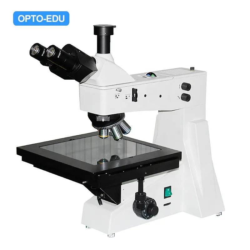OPTO-EDU A13.0207-BD DIC Contrast Metallographic Microscope BF DF DIC Trinocular Metallurgical Microscope