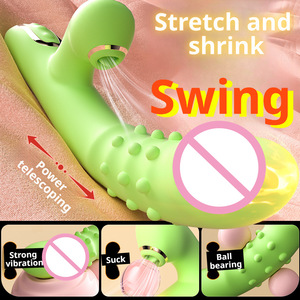 Thrusting G Spot Vibrator with 18 Rolling Balls Swing Heat Dildo Tongue Suck Clit <b>Vibrating</b> <b>Rabbit</b> Vibrators Sex toy for Female - Product Image 5