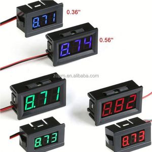 ZOPRO Model 09152 2-Wire DC 4.5V-30V Digital Voltage Meter Motorcycle <b>Battery</b> Car <b>Tester</b> Mini LED Display 0.36in/0.56'' 32x19mm - Product Image 1