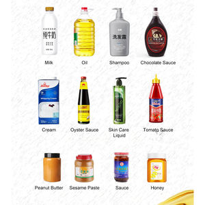 Máquina de llenado semiautomática con pistón neumático y sistema de pesaje para salsa, miel, crema, aceite, kétchup, mayonesa y detergente - Product Image 4