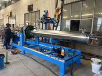 Machine de soudage automatique Supercnc PLC TIG MIG pour raccords de tuyaux et de réservoirs en aluminium