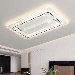 <b>Ceiling</b> Fan <b>Light</b> Indoor Living Room Modern <b>Remote</b> <b>Control</b> Iron Material <b>Ceiling</b> Fan Lamps LED Bladeless Home Decoration Lustres - Product Image 4