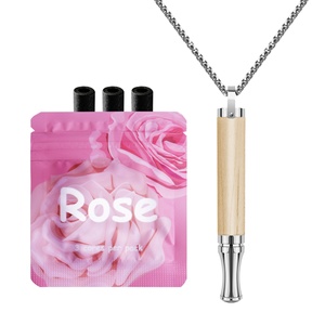 Lung Freedom <b>Menopause</b> Crave Anxiety Whistle Ease Calm Breathing Breath Lace Necklace for Quitting Smoking With Resistance - Product Image 1