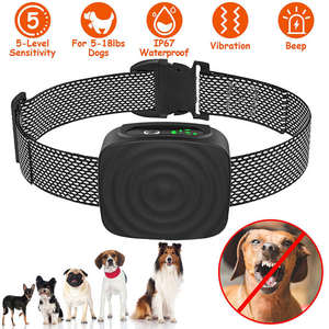 Automatischer Anti-<span class=keywords><strong>Bark</strong></span>-Hund USB Wiederauf ladbar Wasserdicht Stop Barking Hunde training No Shock Vibration <span class=keywords><strong>Collar</strong></span> Anti <span class=keywords><strong>Bark</strong></span> <span class=keywords><strong>Collar</strong></span> für Hund - Product Image 3