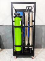 Machine de purification d'eau mobile sur chariot 250L/H 500L/H – Équipement commercial compact pour eau pure à consommation directe