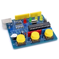 Carte de développement BSSY)OPEN-SMART R3 DIY ATmega328P avec bouton LED et buzzer pour Arduino