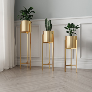 JIN PENG Grand support décoratif <span class=keywords><strong>pour</strong></span> plantes en fer, sur pied, <span class=keywords><strong>pour</strong></span> salon et maison - Product Image 1