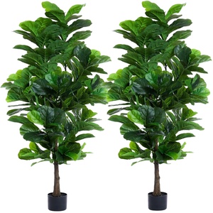 Luckygoods FZS260727 Ficus Lyrata Artificiale Personalizzato, Pianta Artificiale Grande con <span class=keywords><strong>Vaso</strong></span> per Arredamento Casa - Product Image 1