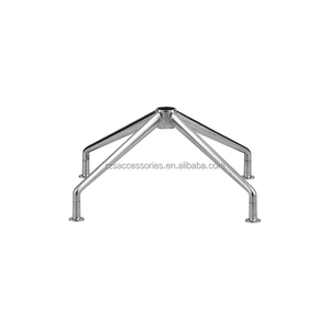 Patins <span class=keywords><strong>de</strong></span> pieds fixes pour base <span class=keywords><strong>de</strong></span> <span class=keywords><strong>chaise</strong></span> cinq étoiles en acier inoxydable, accessoires robustes pour chaises <span class=keywords><strong>de</strong></span> bureau et <span class=keywords><strong>de</strong></span> salon - Product Image 5