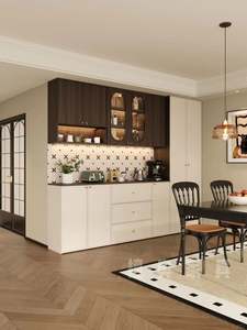 Modern Minimalist Solid <b>Wood</b> Decorative <b>Cabinet</b> Design Living Room Furniture for Dining Bedroom Kitchen Use Huipinju Brand - Product Image 5