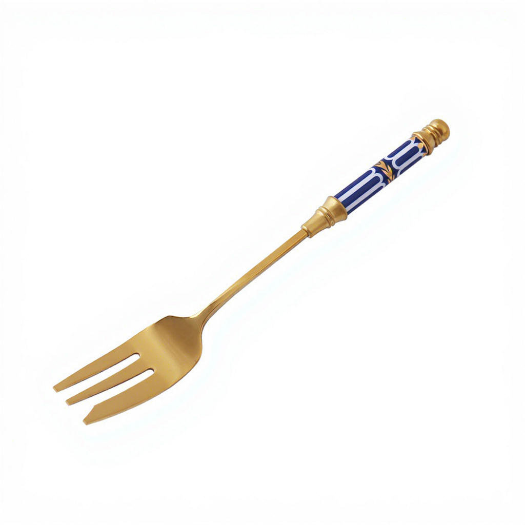 Fourchette anglaise bleue