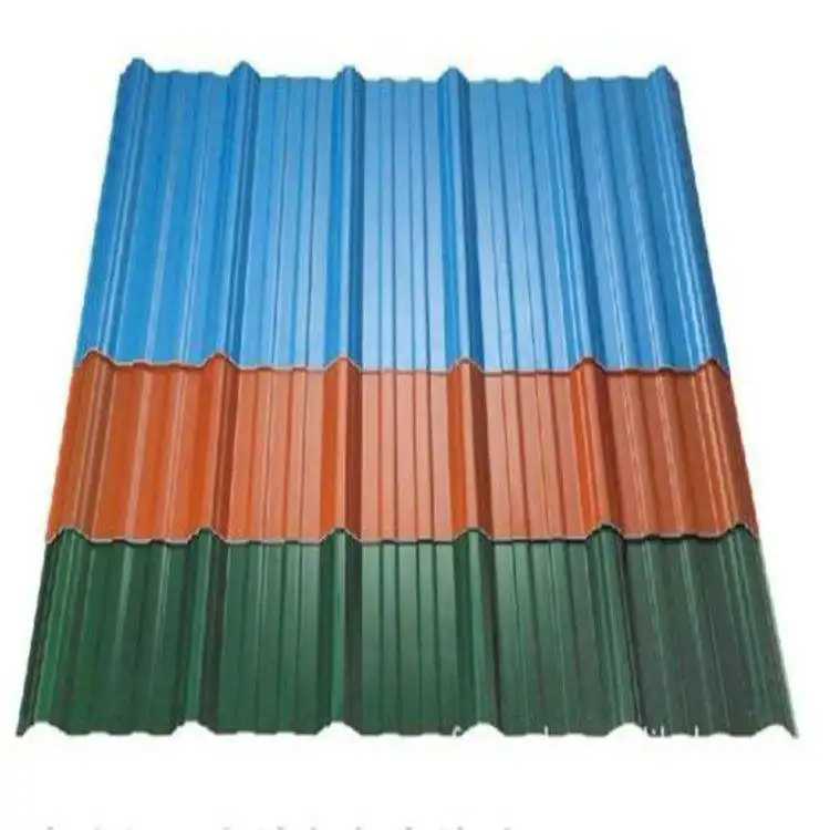 Panneau ondulé en étain galvanisé pour clôture, carreaux en acier de couleur, toit, mur ondulé, atelier de construction