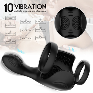 Vibrador de Masaje de Próstata de Silicona con Alimentación USB, Resistente al Agua, con Anillo Retardante, Juguetes Sexuales para Hombres - Product Image 5