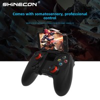 Manette Joystick VR Sans Fil Shinecon Compatible Android iOS, Connexion Directe Téléphone Mobile pour Jeu