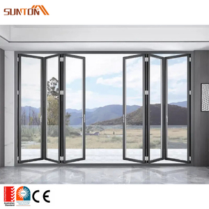 <span class=keywords><strong>Accordéon</strong></span> en aluminium imperméable personnalisé bi porte pliante australienne patio balcon portes de dossier horizontales en aluminium avec <span class=keywords><strong>store</strong></span> - Product Image 5
