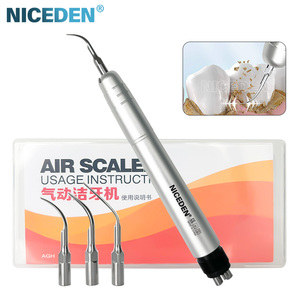 NICEDEN Détartreur <span class=keywords><strong>dentaire</strong></span> pneumatique à 2/4 trous, fréquence 6000 Hz, pièce à main de nettoyage <span class=keywords><strong>dentaire</strong></span> à air comprimé - Product Image 2