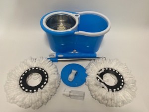 Nhà máy dài Telescopic xử lý ma thuật tự vắt lau quay 360 MOB Làm Sạch Sàn lau với xô - Product Image 3