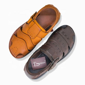 <span class=keywords><strong>Sandales</strong></span> en <span class=keywords><strong>cuir</strong></span> mat pour garçon, chaussures classiques manuelles - Product Image 6