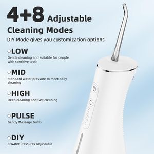 Vente en gros de dispositif de nettoyage dentaire électrique sans fil étanche IPX6 OEM/ODM pour usage domestique et voyage, brossette à eau dentaire - Product Image 4