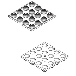16 In 1 Integrated Street Lights <strong>Lens</strong> 50*50mm PMMA <strong>Lens</strong> 60degree Hot Sale - Product Image 2