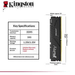 Módulo de Memoria de Escritorio DDR5 de 16GB/32GB a 6000MHz C36, Nuevo con Garantía Nacional - Product Image 3