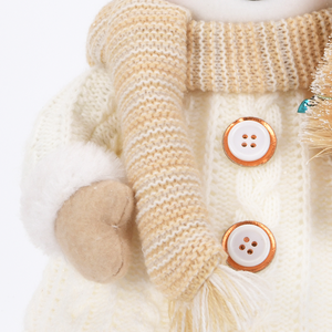 ตุ๊กตาหิมะจิ๋วทำมือคุณภาพดี ชุบทอง ของขวัญคริสต์มาส - Product Image 3