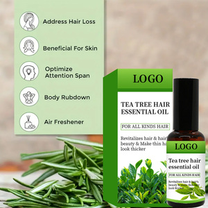 Private Label <b>Natural</b> Organic Anti-Dandruff Nourishing Ginger & Tea Tree <b>Oil</b> Hair Growth Serum for Hair Loss Prevention - Product Image 3