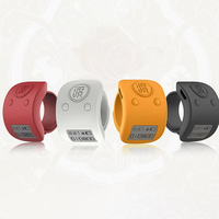 Compteur de prières numérique rechargeable manuel à LED de type anneau, silencieux, pour le sport, cadeau