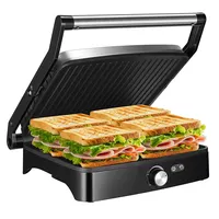 Grill Electric Electric Press Grill Detachable Contact Grill Professionnel Electric Sandwich Maker Contact Panini Press Grill
