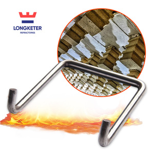 Ancres en acier à fourche <span class=keywords><strong>pour</strong></span> système de <span class=keywords><strong>fixation</strong></span> de briques réfractaires résistantes à la chaleur 304 310 316 <span class=keywords><strong>pour</strong></span> revêtement de fours industriels LKT - Product Image 1