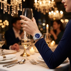 Reloj de Cuarzo para Mujer <span class=keywords><strong>RENOVO</strong></span> R66060, Diseño Moderno, Resistente al Agua 3ATM, Esfera Luminosa con Diamantes y Cielo Estrellado, Correa de Aleación - Product Image 4