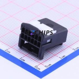 1376675-1 Housing (Wire-to-Board / Wire-to-Wire) P=2.2mm Connector ( Jack Structure: 2x6P )( Pitch: 2.2mm )( Row Spacing: 3mm ) - Product Image 2