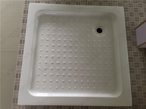 Base de douche carrée blanche, en Fiber de verre, Portable, pour <span class=keywords><strong>la</strong></span> douche <span class=keywords><strong>Tra</strong></span>, de couleur blanche - Product Image 5