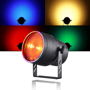 Lampu Sorot LED COB Zoom RGBW + CTO Profesional DMX dengan Kontrol Beam, Apertur <span class=keywords><strong>Fresnel</strong></span>, Rating IP33, 300W, Dapat Diredupkan, untuk Panggung - Product Image 1