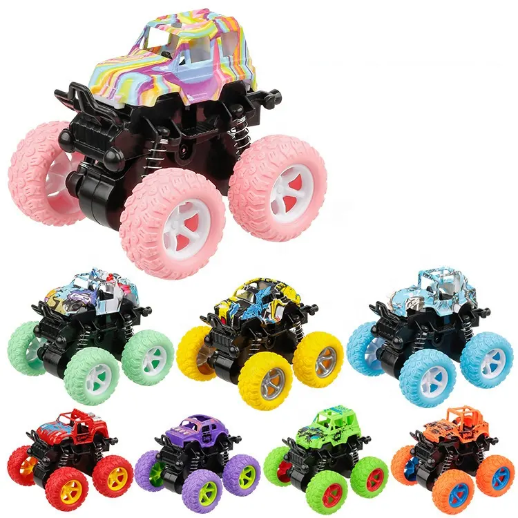 2023 Children's Simulation Crash Resistant Off-road Vehicle Inertia Car Boy Toy Big Wheel 4WD Vehicle Hot Sale