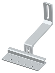 Crochet de toit <span class=keywords><strong>solaire</strong></span> réglable en alliage d'aluminium anodisé, compatible avec les toits en tuiles et en asphalte |   <span class=keywords><strong>Panneau</strong></span> d'art - Product Image 2
