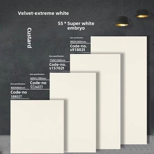 Azulejos <span class=keywords><strong>de</strong></span> Cerámica <span class=keywords><strong>de</strong></span> Terciopelo Blanco Súper Brillante <span class=keywords><strong>de</strong></span> Fábrica Directa <span class=keywords><strong>de</strong></span> Foshan 600X1200 - Azulejos <span class=keywords><strong>de</strong></span> Piso Color Crema Ideales para Cocina y Baño - Product Image 3