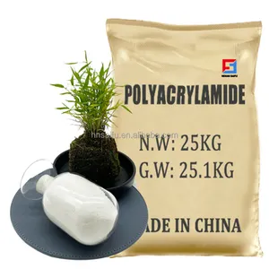 Poliacrilamida aniónica Tratamiento de agua industrial químico Polvo Polímero Residuos mineros