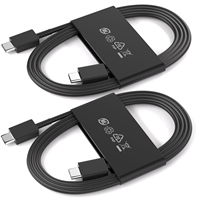 Kabel Pengisian Cepat USB-C Tipe-C Foil Tembaga Murni 25W/45W 3A/5A untuk Ponsel, Grosir Pabrik PD Fast Charging S21-S25